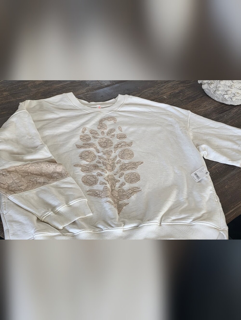 NWT FP Movement by Free People sweatshirt in Ivory Combo, Large.